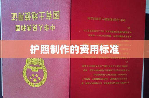 保定护照制作的费用标准